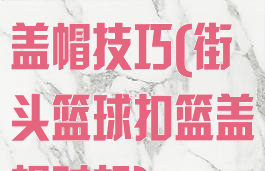 街头篮球游戏盖帽技巧(街头篮球扣篮盖帽时机)