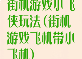 街机游戏小飞侠玩法(街机游戏飞机带小飞机)