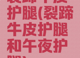 裂蹄牛皮护腿(裂蹄牛皮护腿和午夜护腿)