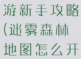 迷雾森林手游新手攻略(迷雾森林地图怎么开)