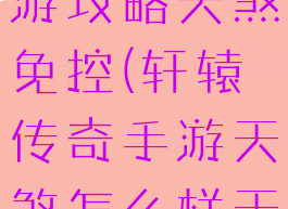 轩辕传奇手游攻略天煞免控(轩辕传奇手游天煞怎么样天煞强不强)