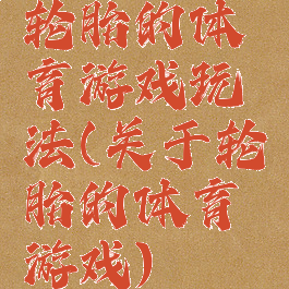 轮胎的体育游戏玩法(关于轮胎的体育游戏)