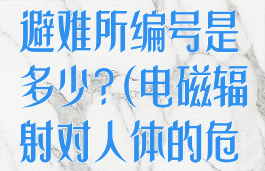 辐射1主角的避难所编号是多少?(电磁辐射对人体的危害)