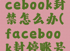 账号被facebook封禁怎么办(facebook封停账号)