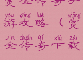 赏金传奇手游攻略(赏金传奇下载)