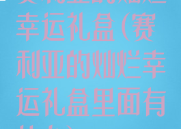 赛利亚的灿烂幸运礼盒(赛利亚的灿烂幸运礼盒里面有什么)