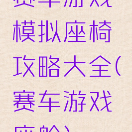 赛车游戏模拟座椅攻略大全(赛车游戏座舱)