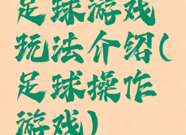 足球游戏玩法介绍(足球操作游戏)