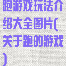 跑游戏玩法介绍大全图片(关于跑的游戏)