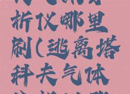 逃离塔科夫气体分析仪哪里刷(逃离塔科夫气体分析仪哪里刷海关)