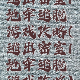 逃出密室1地牢逃脱游戏攻略(逃出密室1地牢逃脱游戏攻略)