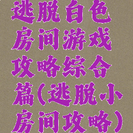 逃脱白色房间游戏攻略综合篇(逃脱小房间攻略)