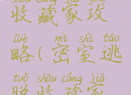 逃脱游戏收藏家攻略(密室逃脱收藏家攻略)