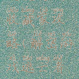 逃脱游戏收藏家攻略(解密游戏逃亡者攻略)