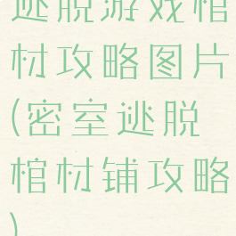 逃脱游戏棺材攻略图片(密室逃脱棺材铺攻略)