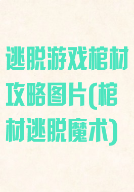 逃脱游戏棺材攻略图片(棺材逃脱魔术)