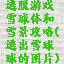 逃脱游戏雪球体和雪景攻略(逃出雪球球的图片)