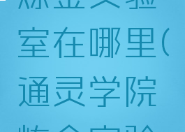 通灵学院炼金实验室在哪里(通灵学院炼金实验室)