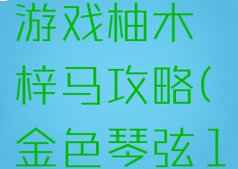 金色琴弦游戏柚木梓马攻略(金色琴弦1游戏)