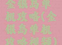 金银岛单机攻略(金银岛单机攻略视频)