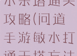 问道手游敏水杀塔通关攻略(问道手游敏水打通天塔方法)
