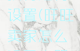 阿里旺旺接待如何设置(旺旺卖家怎么设置客服接待)