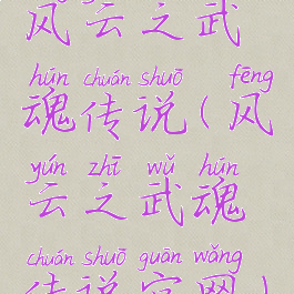 风云之武魂传说(风云之武魂传说官网)