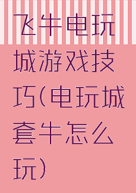 飞牛电玩城游戏技巧(电玩城套牛怎么玩)