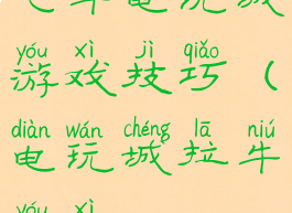 飞牛电玩城游戏技巧(电玩城拉牛游戏)