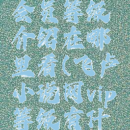 飞卢小说会员等级介绍在哪里看(飞卢小说网vip等级有什么用)