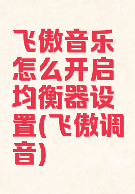 飞傲音乐怎么开启均衡器设置(飞傲调音)