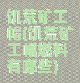 饥荒矿工帽(饥荒矿工帽燃料有哪些)