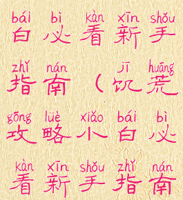 饥荒攻略小白必看新手指南(饥荒攻略小白必看新手指南)