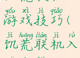 饥荒联机游戏技巧(饥荒联机入门攻略)