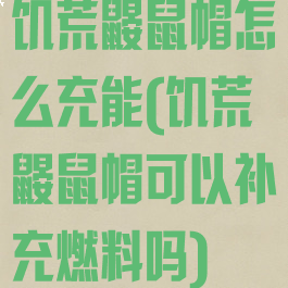 饥荒鼹鼠帽怎么充能(饥荒鼹鼠帽可以补充燃料吗)