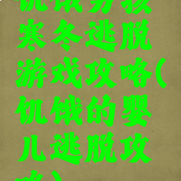 饥饿男孩寒冬逃脱游戏攻略(饥饿的婴儿逃脱攻略)