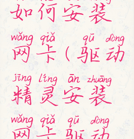 驱动精灵如何安装网卡(驱动精灵安装网卡驱动要联网吗)