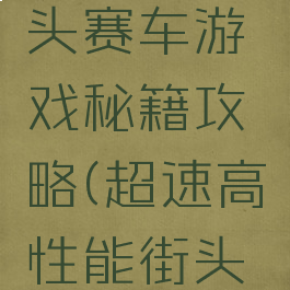 高性能街头赛车游戏秘籍攻略(超速高性能街头赛车秘籍)