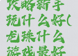 龙珠手游攻略新手玩什么好(龙珠什么游戏最好玩)