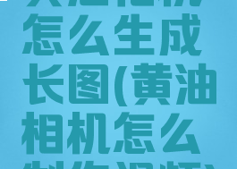 黄油相机怎么生成长图(黄油相机怎么制作视频)