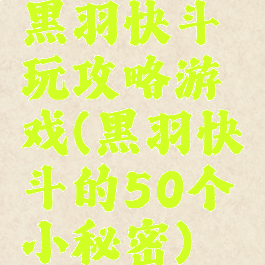 黑羽快斗玩攻略游戏(黑羽快斗的50个小秘密)
