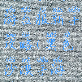 黑色沙漠手游台服新手攻略(黑色沙漠手游最新台服)