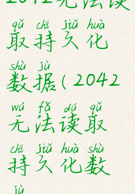 2042无法读取持久化数据(2042无法读取持久化数据)