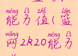 2k21篮网队能力值(篮网2k20能力值)