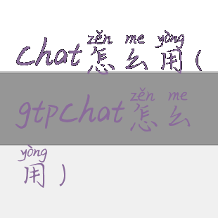 chat怎么用(gtpchat怎么用)