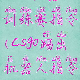 csgo机器人训练赛指令(csgo踢出机器人指令)