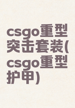 csgo重型突击套装(csgo重型护甲)