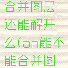 animate合并图层还能解开么(an能不能合并图层)
