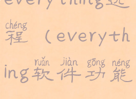 everything远程(everything软件功能)