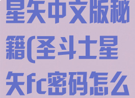 fc游戏圣斗士星矢中文版秘籍(圣斗士星矢fc密码怎么输入)